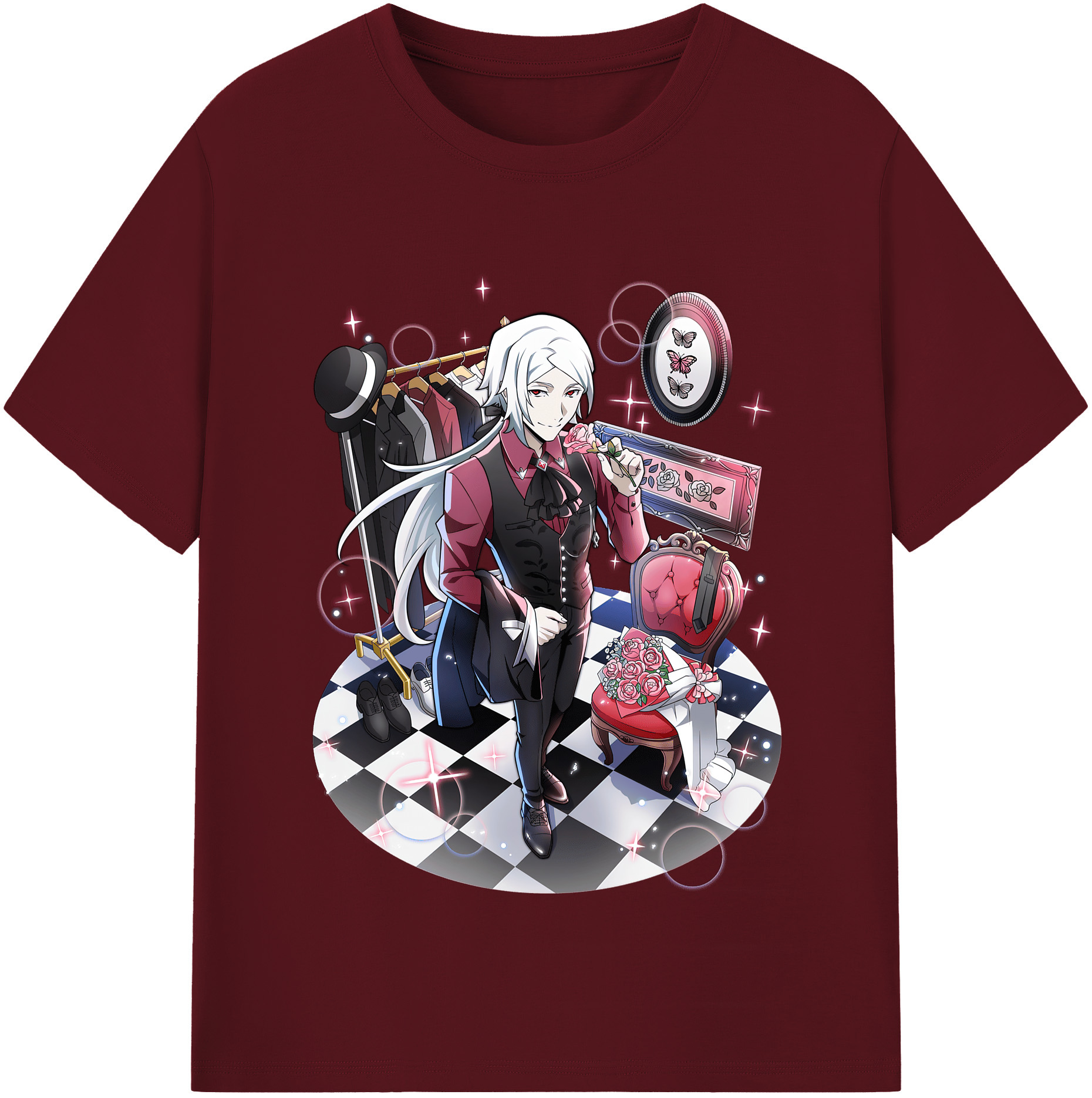 （画像用） 文豪ストレイドッグス Bungo Stray Dogs 綿100％半袖Tシャツ（フロントプリント）